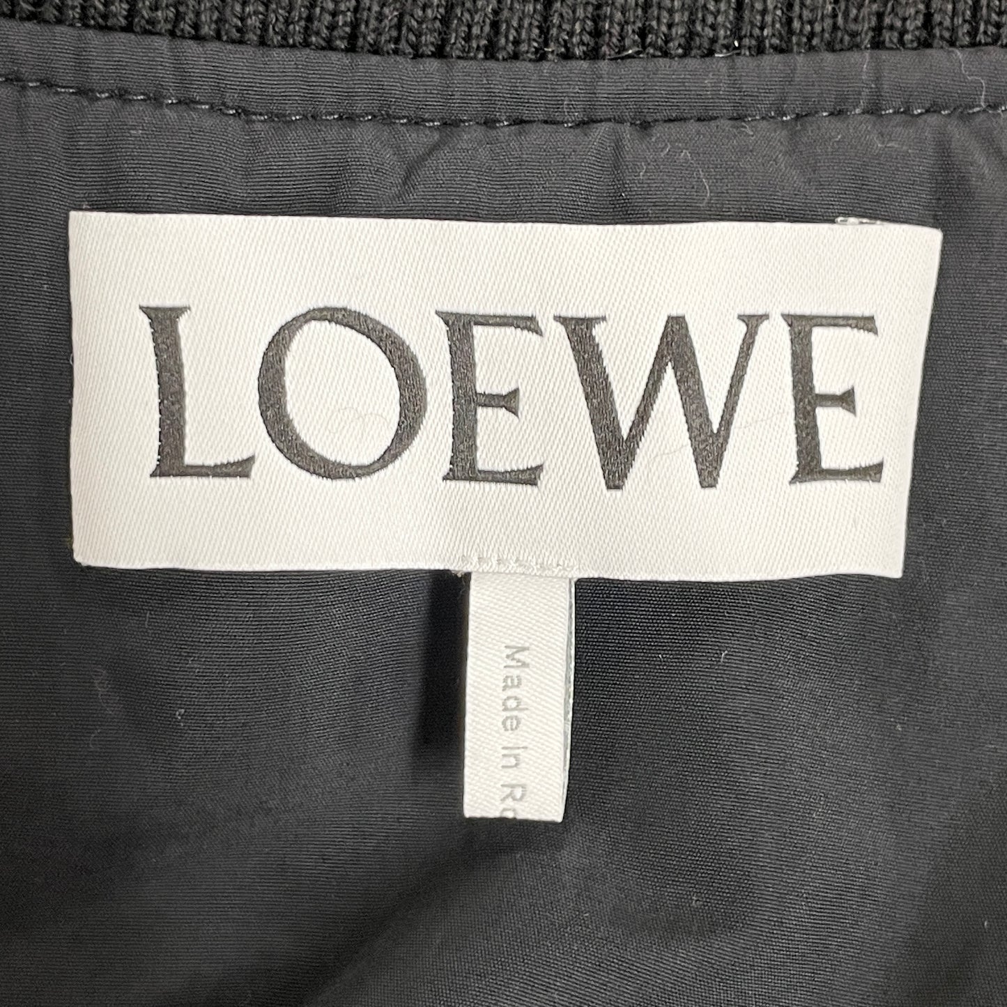 LOEWE Daisy Bomber Jacket Black