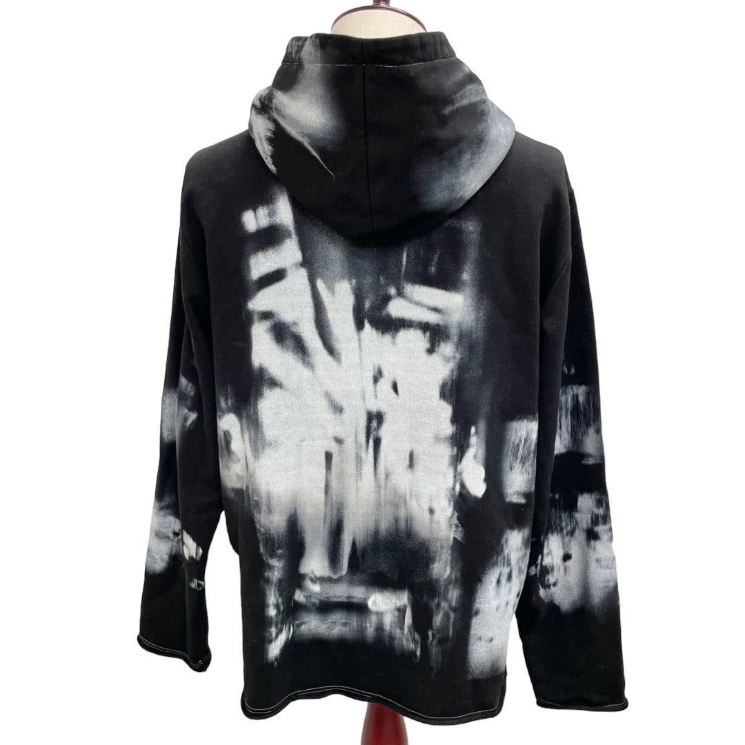 BALMAIN graphic X-ray print hoodie