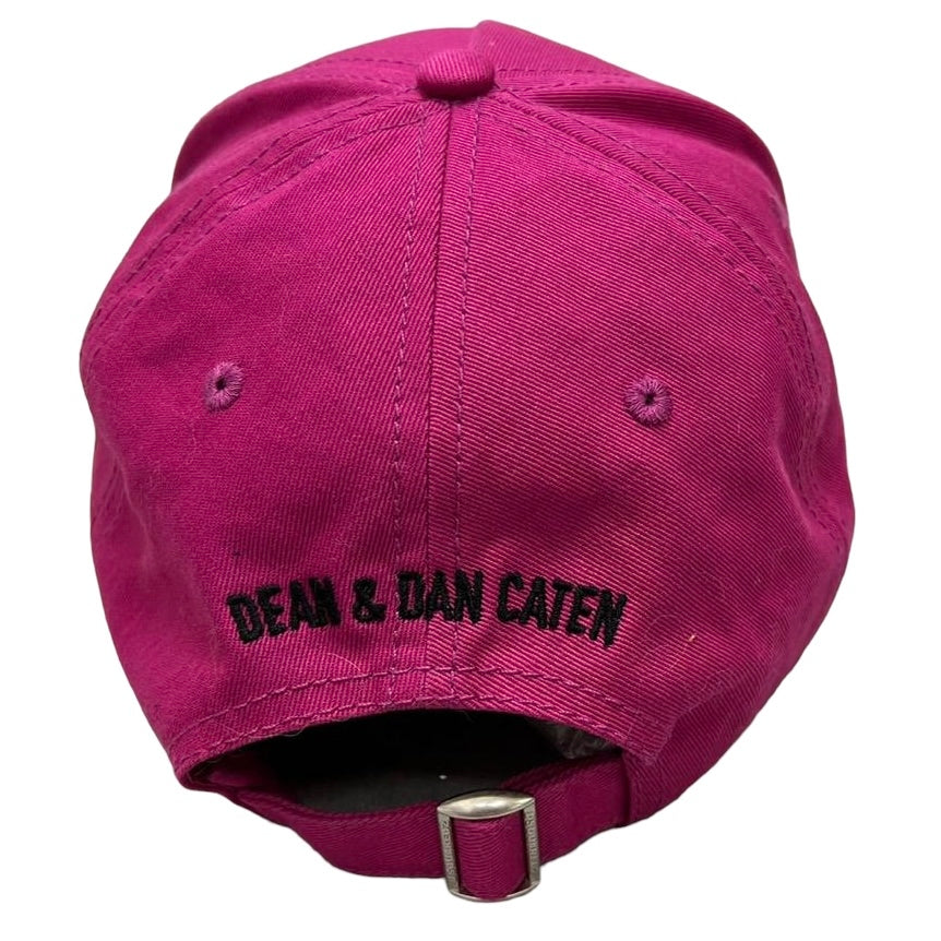 DSQUARED2 ICON Cap Hat Pink Damaged