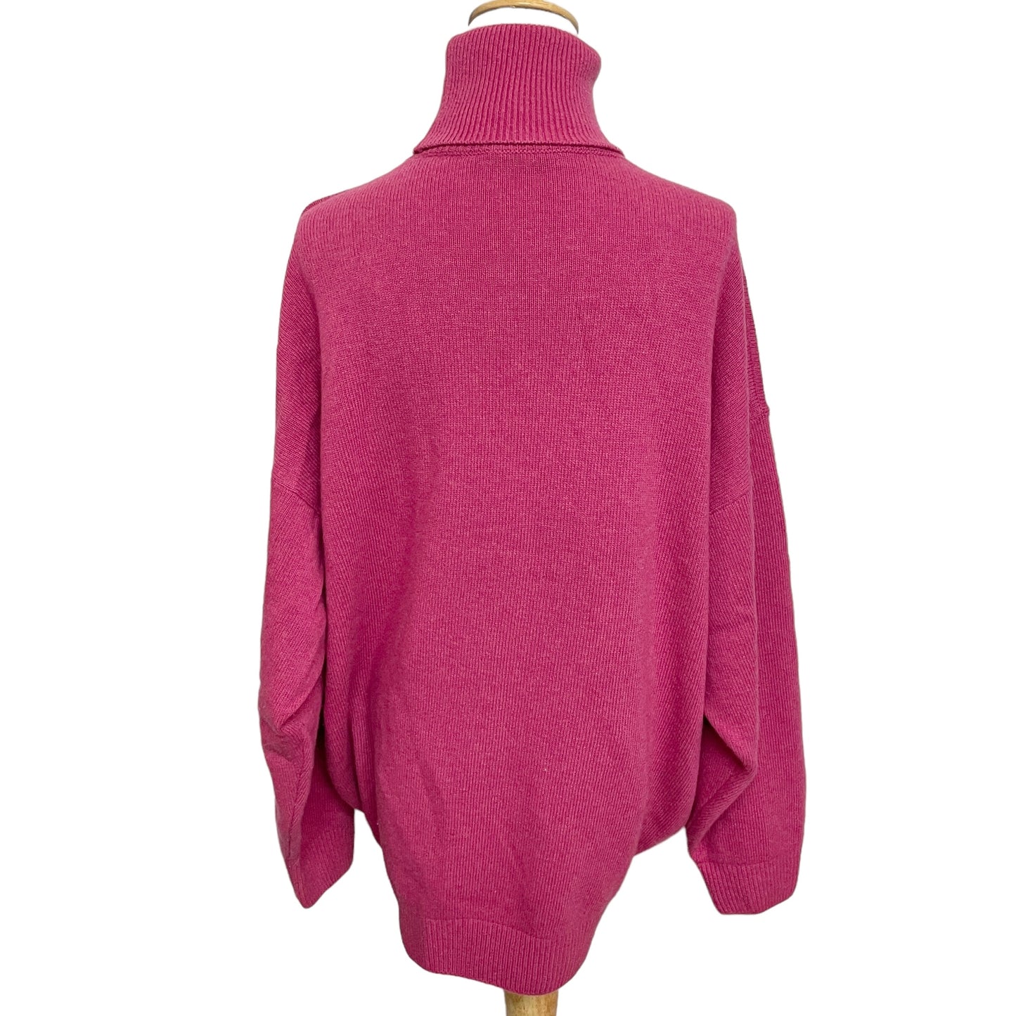 BALENCIAGA Sweater Wool Logo Pink Knit