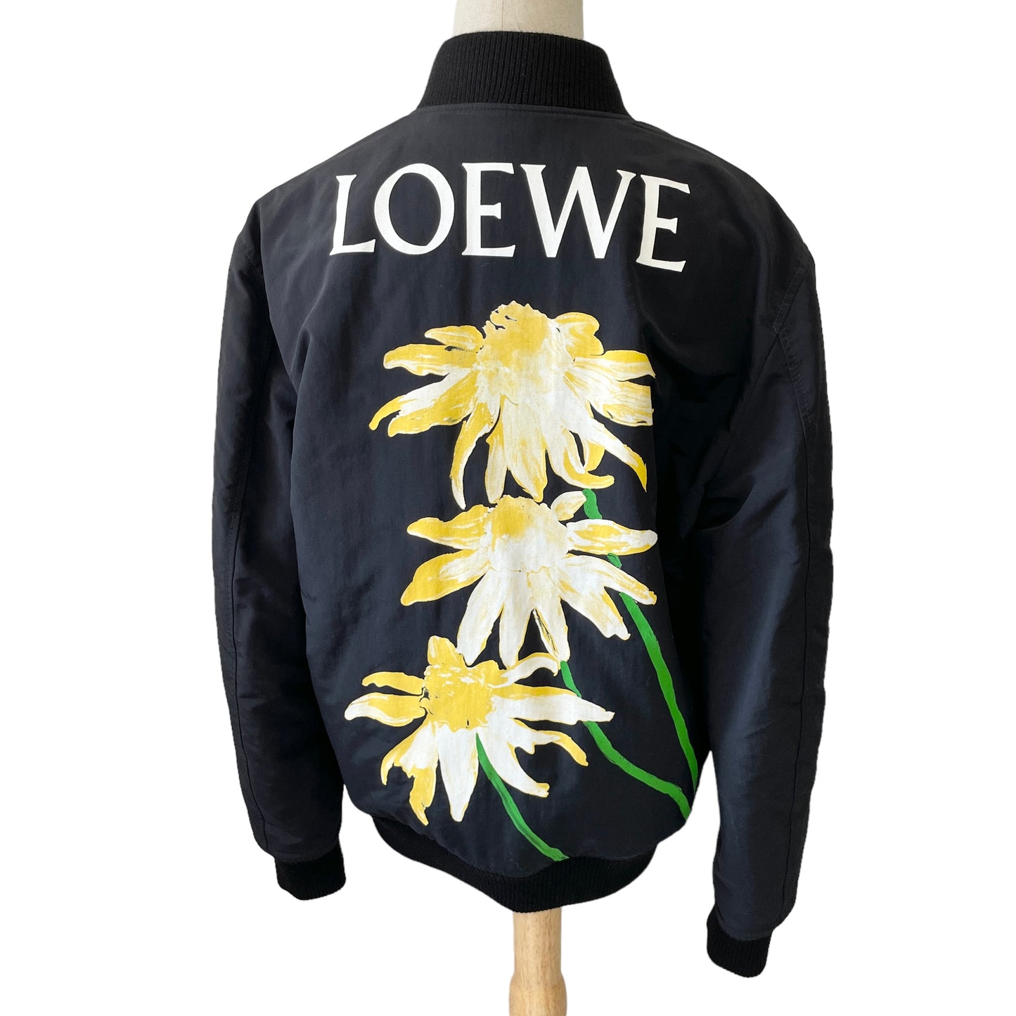 LOEWE Daisy Bomber Jacket Black