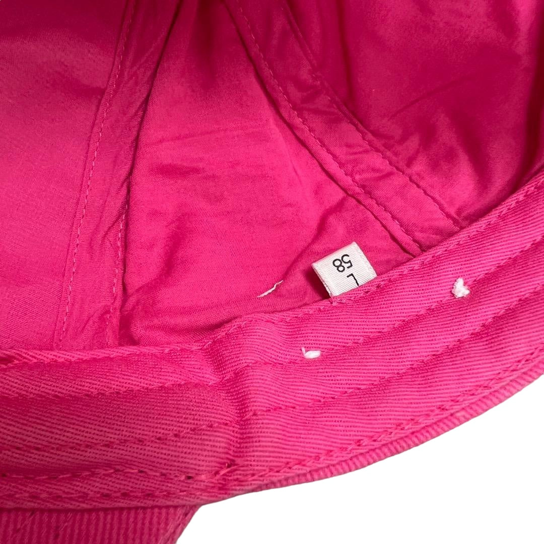 BALENCIAGA Logo embroidery pink cap hat