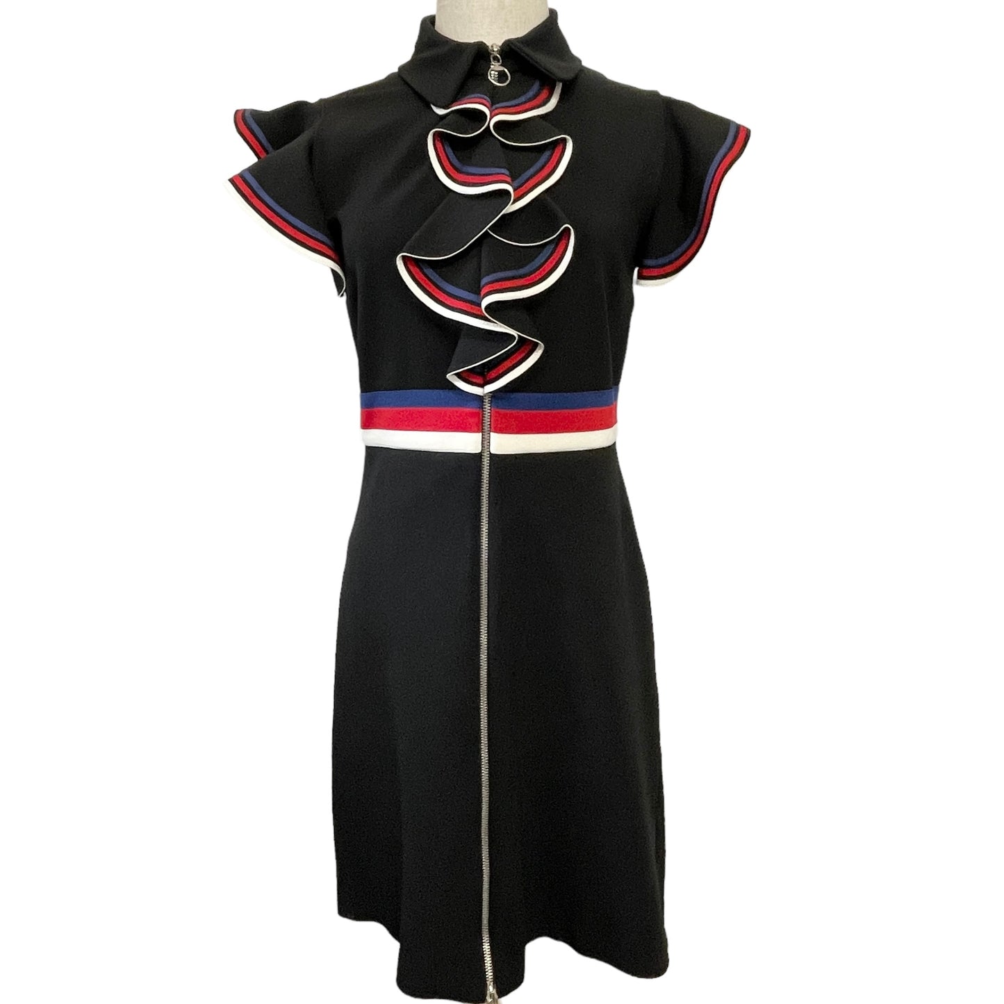 GUCCI Frills Sleeve Long Dress