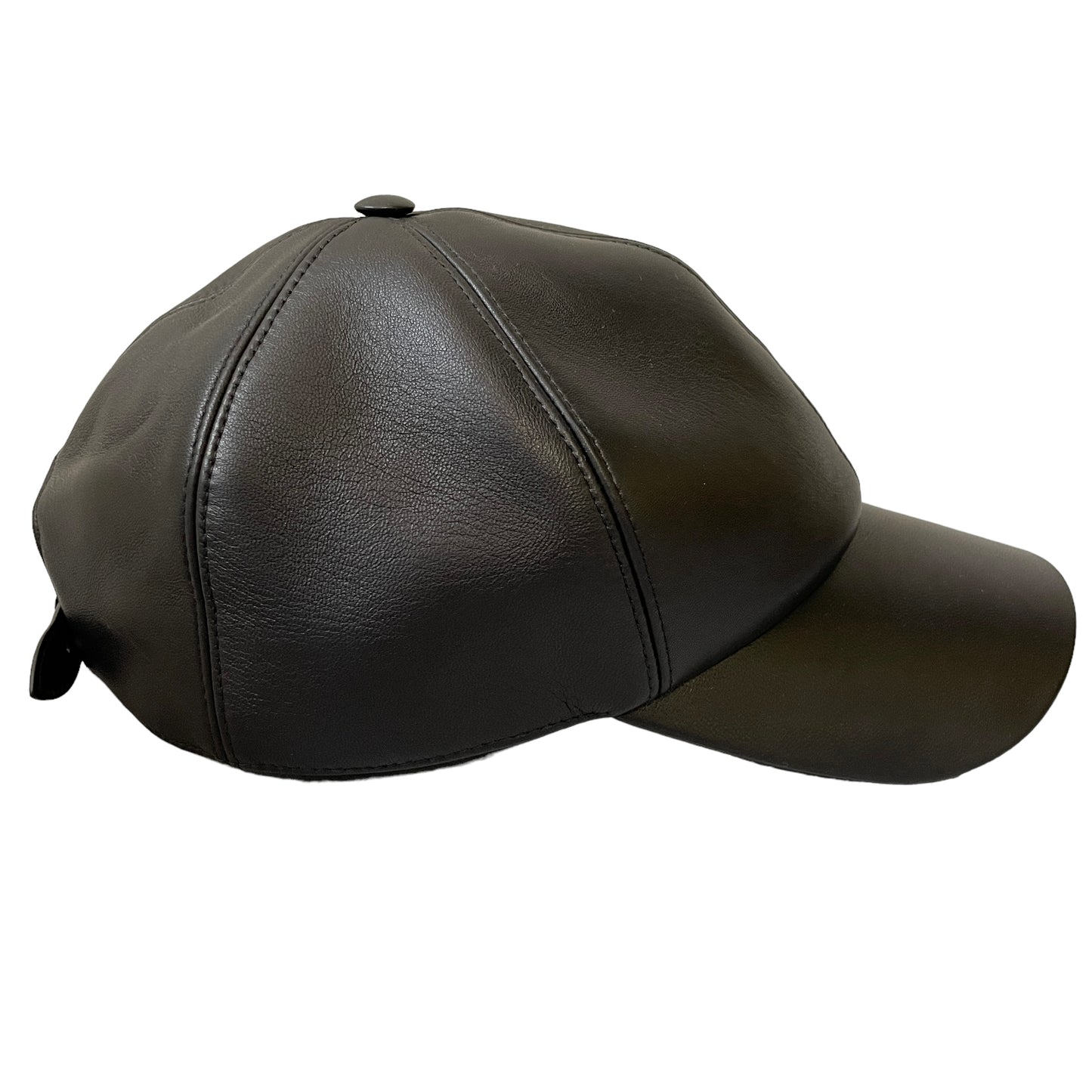 LOUIS VUITTON LV pin Cap Hat Lamb Leather Black