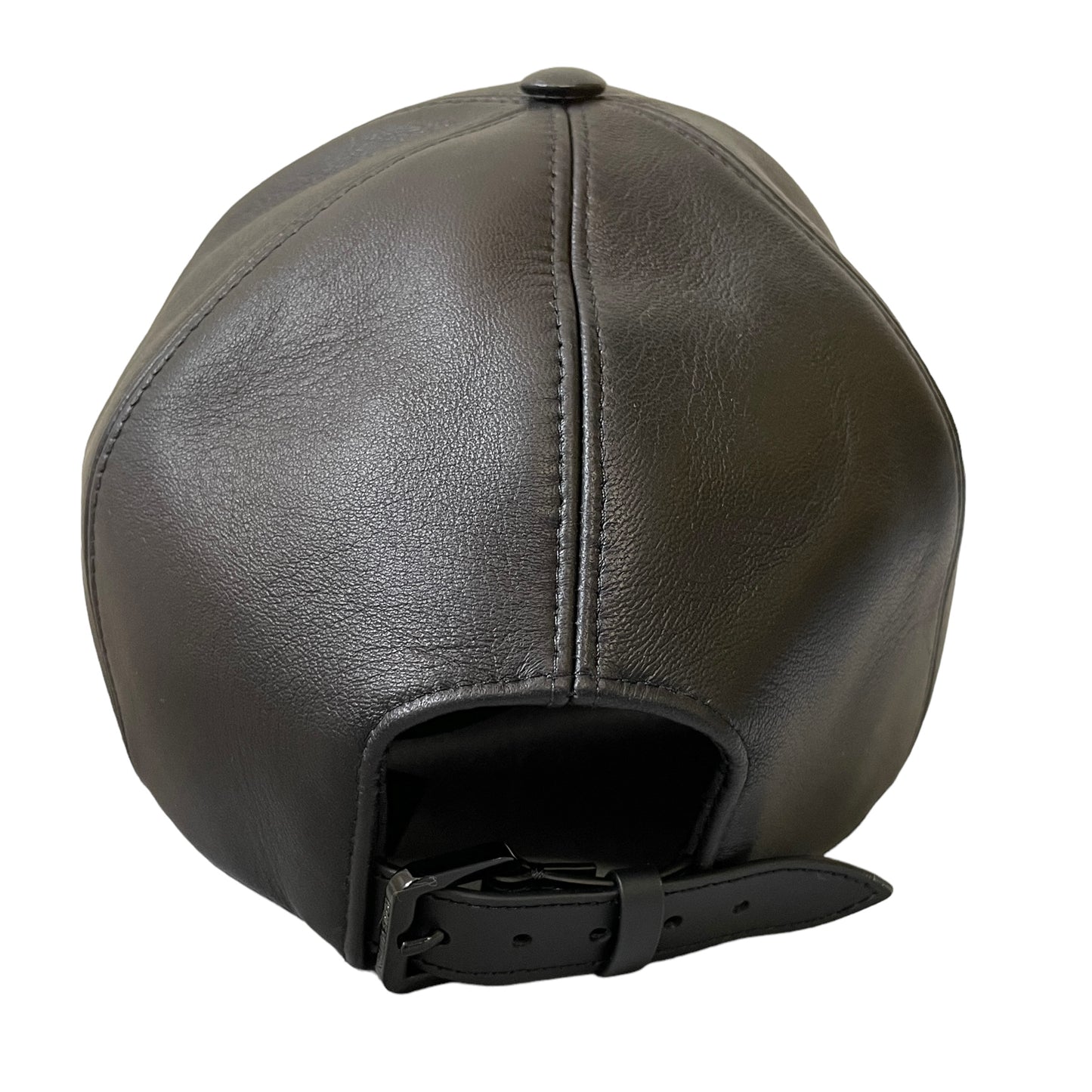 LOUIS VUITTON LV pin Cap Hat Lamb Leather Black