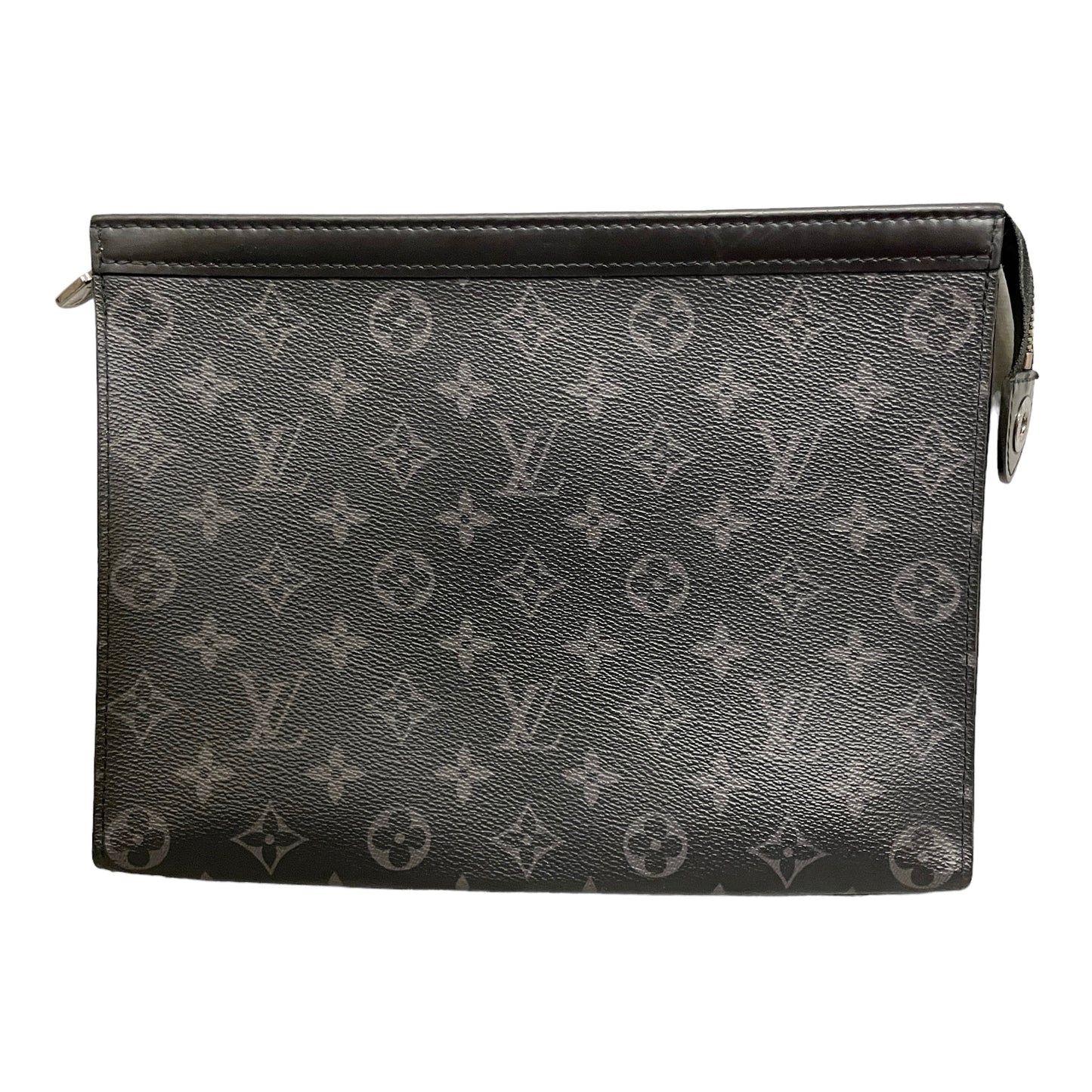 LOUIS VUITTON Voyage Eclipse Clutch Bag Black