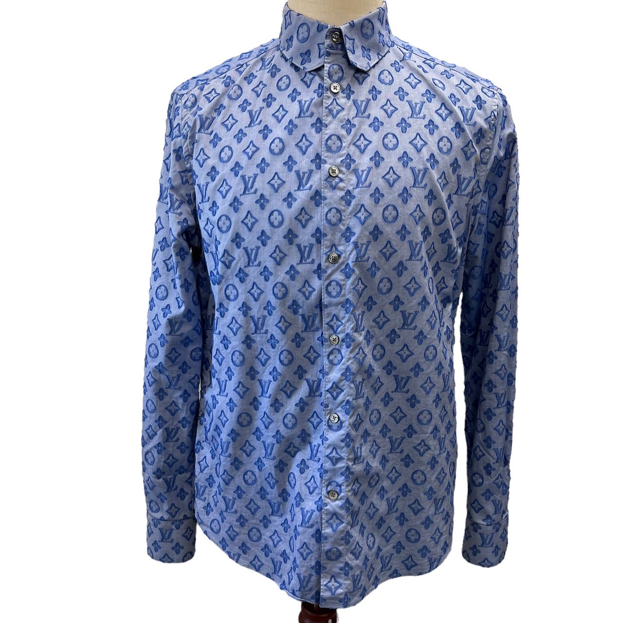 LOUIS VUITTON Monogram Dress Shirt