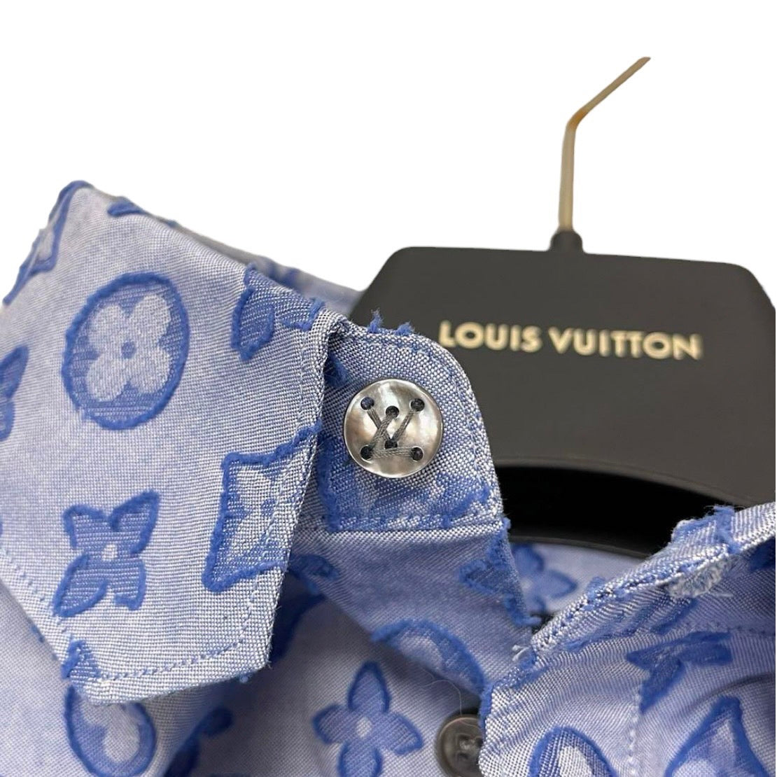 LOUIS VUITTON Monogram Dress Shirt